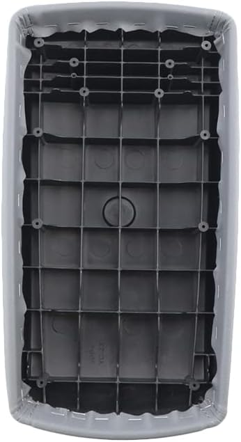 Black Center Console Armrest Cushion Cover Lid Compatible with Chevrolet Impala 2006-2014 Car Armrest Cover, Gray