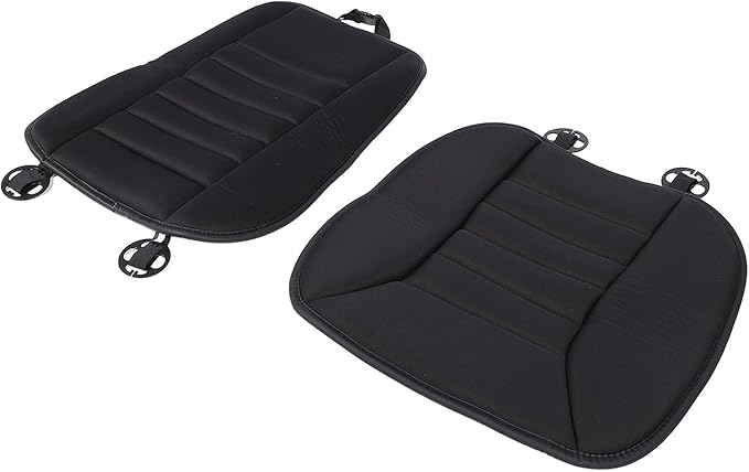 Ejoyous Car Seat Cushion with Back Support Pillow, Memory Foam Driving Seat Cushion and Lumbar Pillow for SUV Trucks Office Chair (Black)