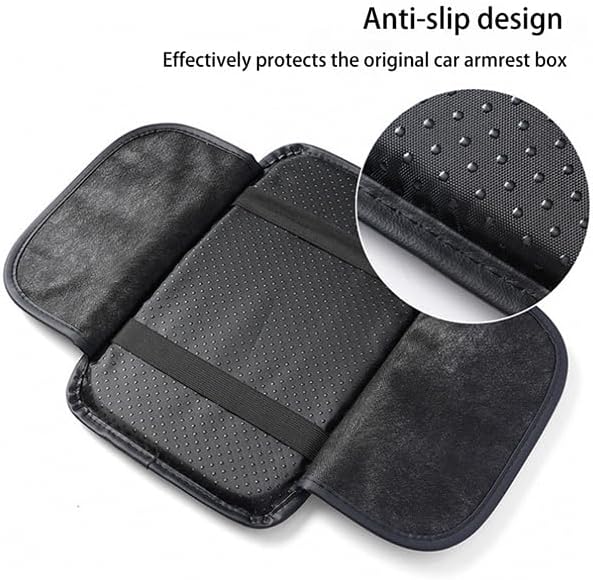 Car Armrest Cover for Toyota Cressida 1977–1992, Center Console Pad, Leather Armrest Box Protector, Waterproof Anti-Scratch Console Lid Cushion,Comfort Interior Accessories,D-Beige