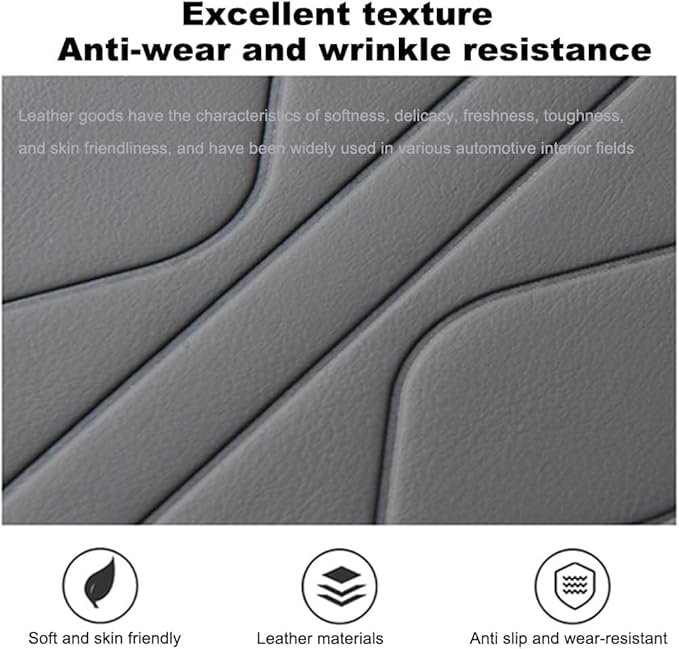 1 Pack Car Center Console Cover Custom Fit for Mazda CX5 CX-5 2017-2024 2025, Leather Memory Foam Armrest Cushion Protector, Anti-Scratch Durable Armrest Pad,Black