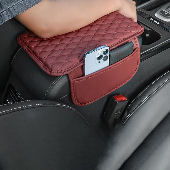 Cover Center Console for VW Touareg I (Typ 7L) 2002 2003 2004 2005 2006 2007 2008 2009 2010, Console Cover Protective Car Center Console Cushion Pad Anti-Scratch Car Accessories