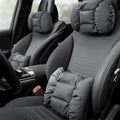 Neck Pillow Automotive Seat Cushions for Mercedes Benz GLS/AMG X167 X166 SUV 2015-2025, Relieving Neck Stiffness Sciatica Relief Car Headrest Lumbar Pillow,Black