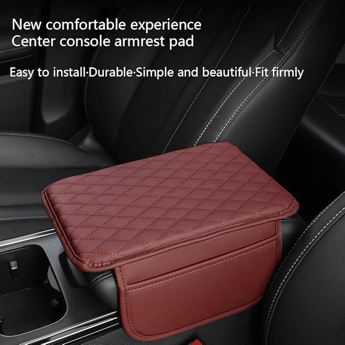 Cover Center Console for Toyota Land Cruiser 2000-2015 2016 2017 2018 2019 2020 2021 2022 2023 2024, Console Cover Protective Car Center Console Cushion Pad Anti-Scratch Car Accessories