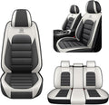 AREKA 5 Seat Covers for Honda Accord 2003-2026 Breathable Car Seat Covers,Anti-Slip Waterproof Car Seat Protectors with Airbag,Automotive Vehicle Cushion with Storage Pockets (Standard,Gray)