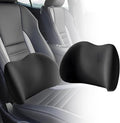 Car Lumbar Support Pillow and Car Neck Pillow for Mercedes-Benz ML-Class (W164), Ergonomic Car Seat Headrest Lumbar Cushion for Back Pain Relief,Black-Lumbar Cushion