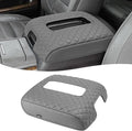 KBH Center Console Armrest Cover for Chevy Suburban Tahoe & GMC Yukon 2015-2020, Silverado & Sierra 1500 2500 3500 2014-2018, Bucket Seat, Customized Arm Rest Lid Protective Cushion, PU Leather