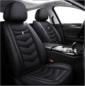 MVRVMV 2-Seat Car Seat Covers for Ford Explorer 2012-2026, Waterproof Non-Slip Wear-Resistant Leather Seat Cover (2 Seat Standard, Black)