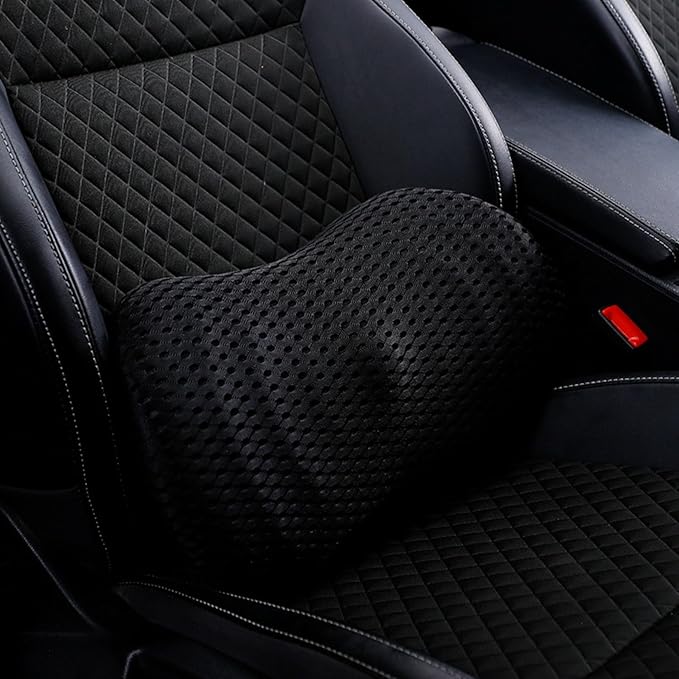 Car seat Cushion Lumbar Support car backrest Cushion Lumbar Protection Lumbar Pillow Driver's seat Lumbar Support in car (Black)