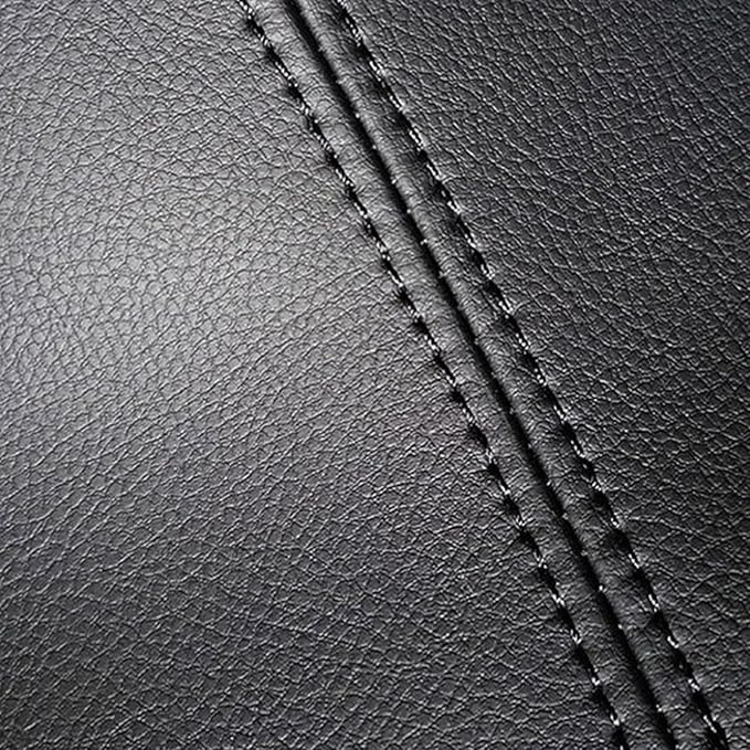 O SHI CAR Center Console Armrest Cover for BMW X1 2016 2017 2018 2019 2020 2021,Leather Middle Console Lid Cover Pad Protector Elbow Arm Rest Covering Car,Black Red