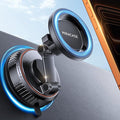 Miracase for Magsafe Car Mount, [Oversized Suction Base & 3600gf Magnetic] Vacuum Magnetic Phone Holders for Your Car, 360° Adjustable Cell Phone Mount for iPhone 17 Pro Max 16 15 14 13 12