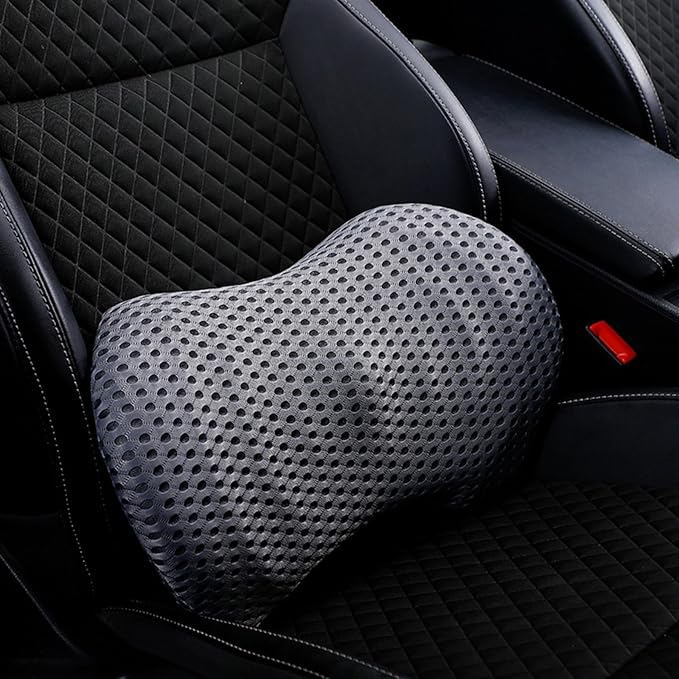 Car seat Cushion Lumbar Support car backrest Cushion Lumbar Protection Lumbar Pillow Driver's seat Lumbar Support in car (Dark Gray)