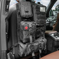 Z8 Tactical Car Seat Back Organizer with 5 Detachable Molle Pouches - Universal Fit for Most Vehicles