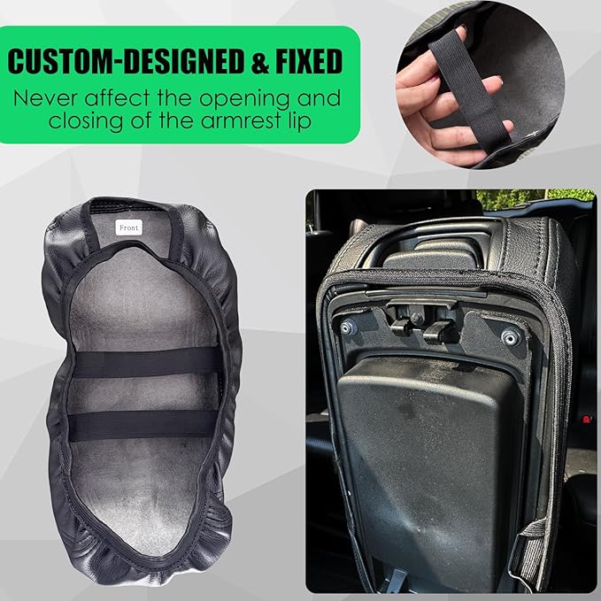 Center Console Cover for Chevy Impala 2014-2020- Leather Center Armrest Lid Cover for Chevrolet Impala Interior Accessories 2014 2015 2016 2017 2018 2019 2020