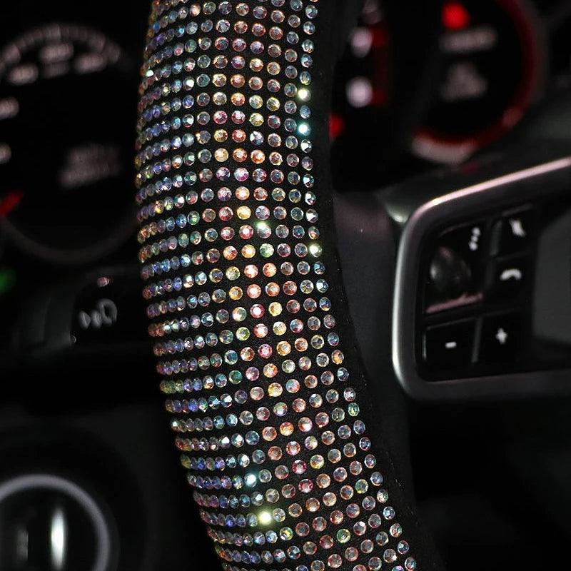 Rhinestone Diamond Bling Steering Wheel Cover