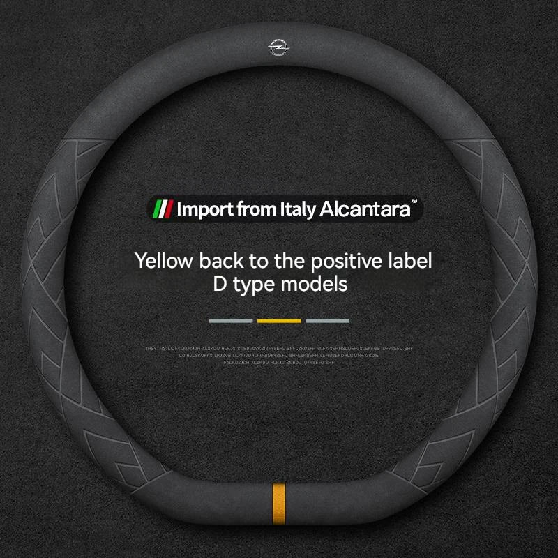Opel Suede Leather Steering Wheel Cover