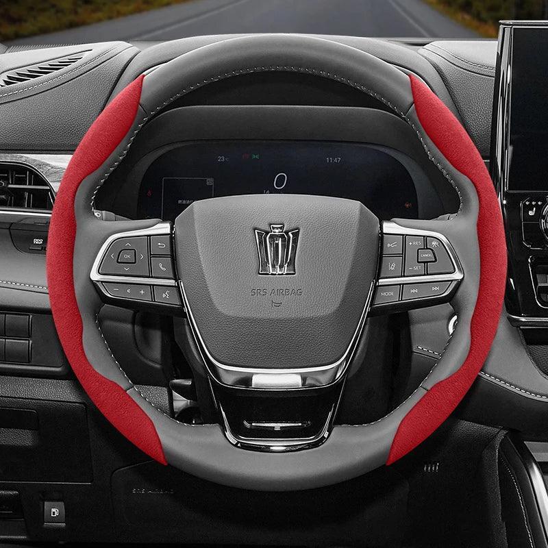 Toyota Crown Suede Steering Wheel Cover