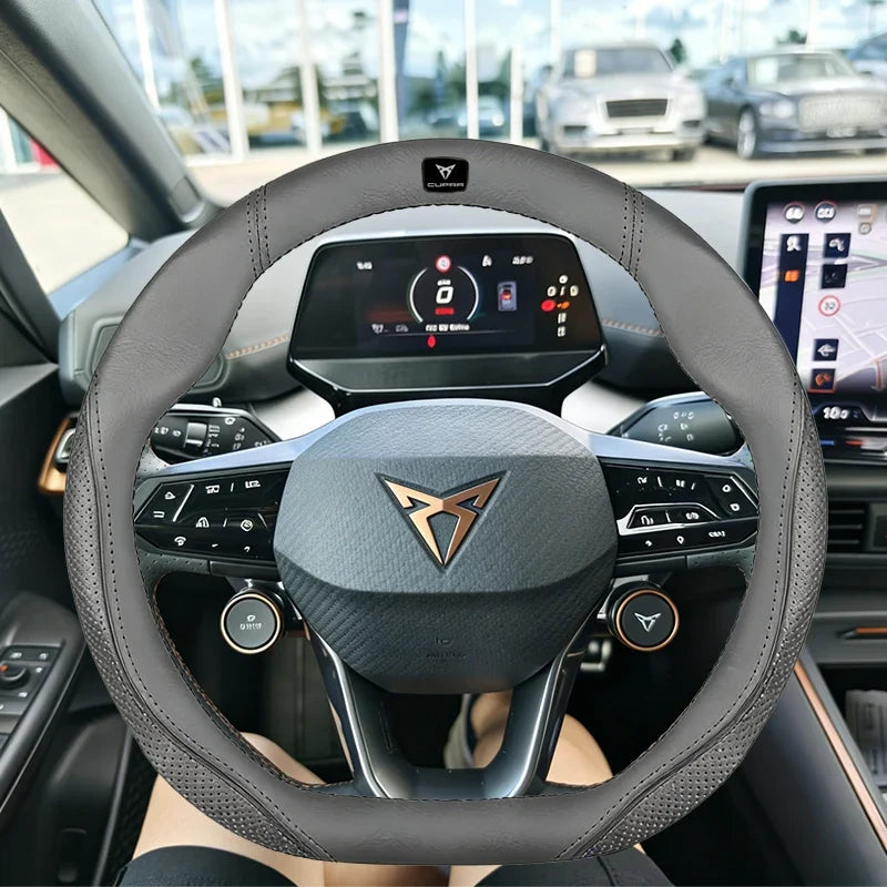 Cupra Suede & Leather Steering Wheel Cover