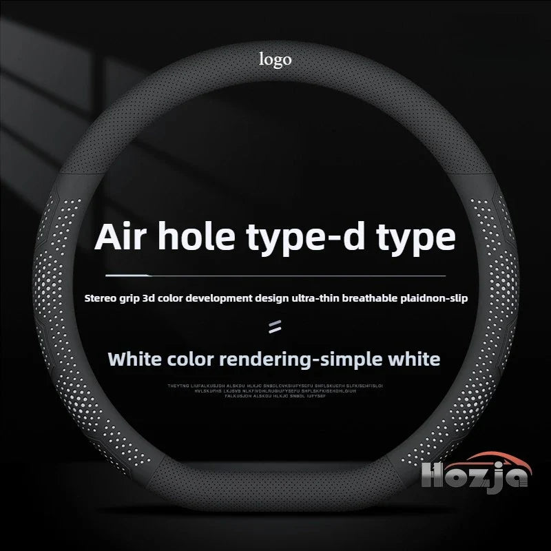 Leather Steering Wheel Cover for GAC EMZOOM GS3 GN8 GS8 GA8