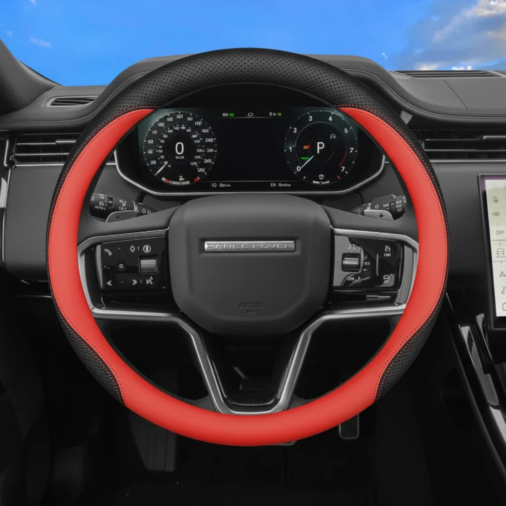 Land Rover Leather Breathable Steering Wheel Cover