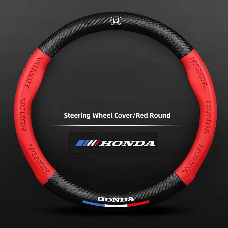 Honda Carbon Fiber Sports Steering Wheel Cover