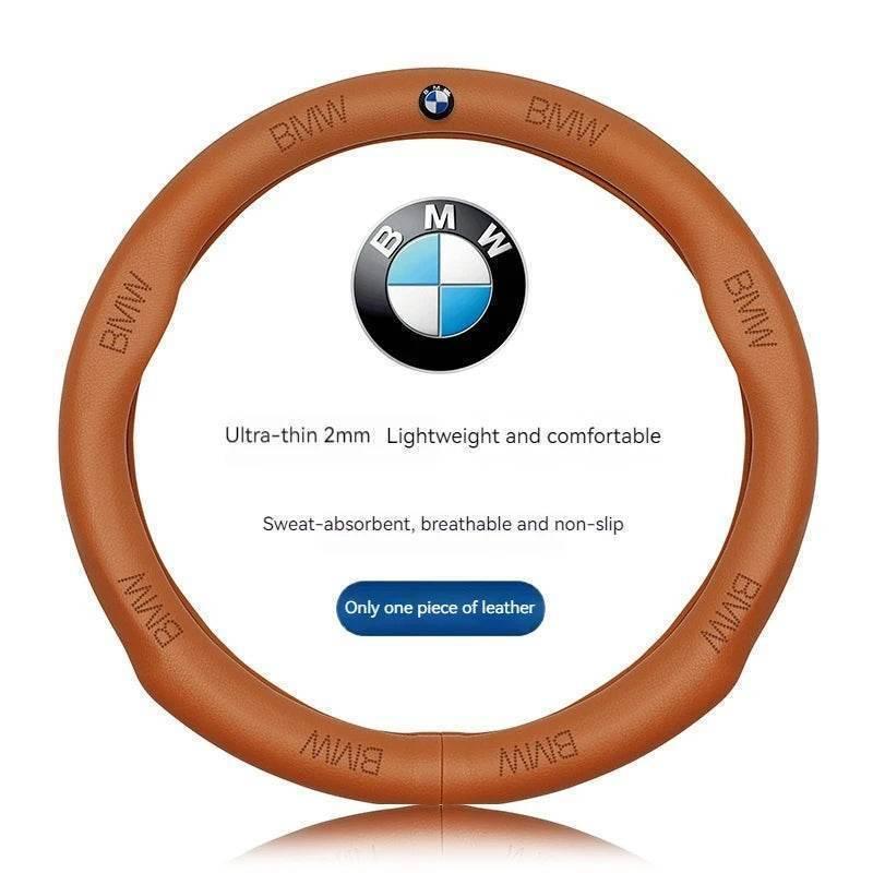 BMW Leather Steering Wheel Cover