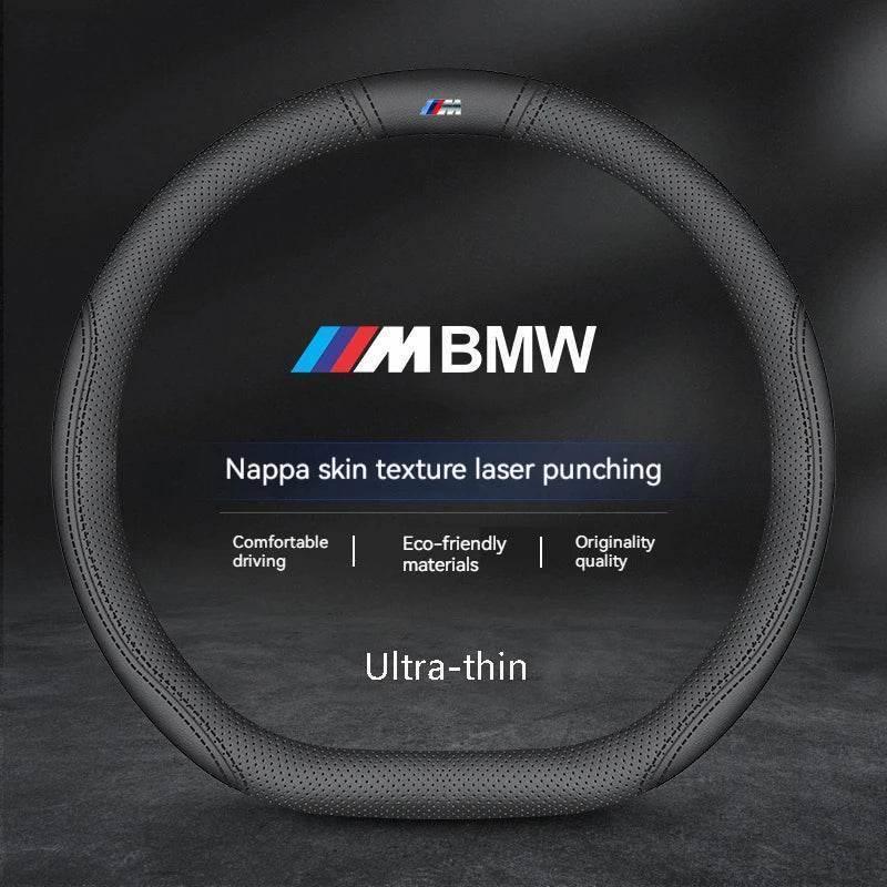 BMW Suede Leather Steering Wheel Cover