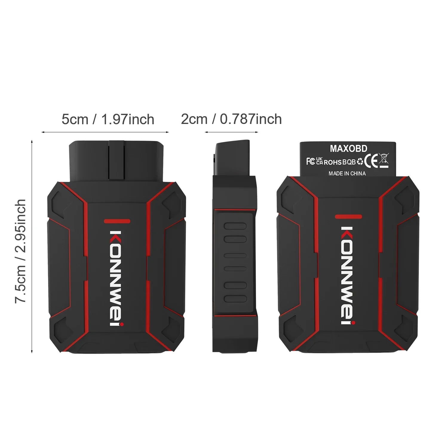 KONNWEI Bluetooth OBD2 Scanner – Wireless Car Diagnostic Tool with App Support