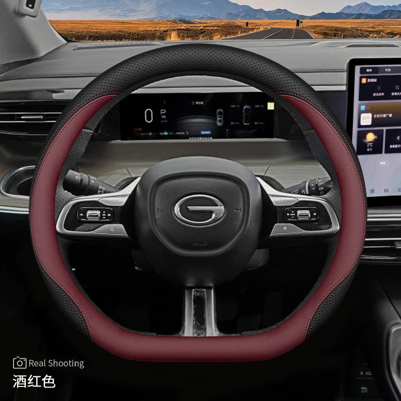GAC Leather Steering Wheel Cover