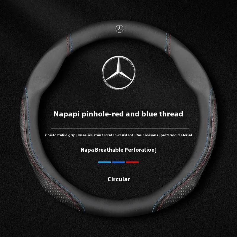 Mercedes Suede Leather Steering Wheel Cover