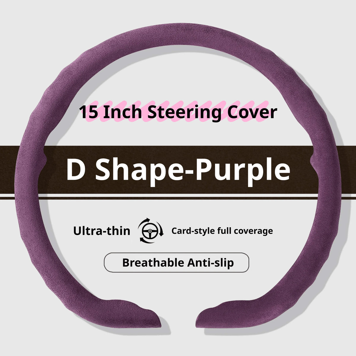 Genesis Ultrasuede Steering Wheel Cover