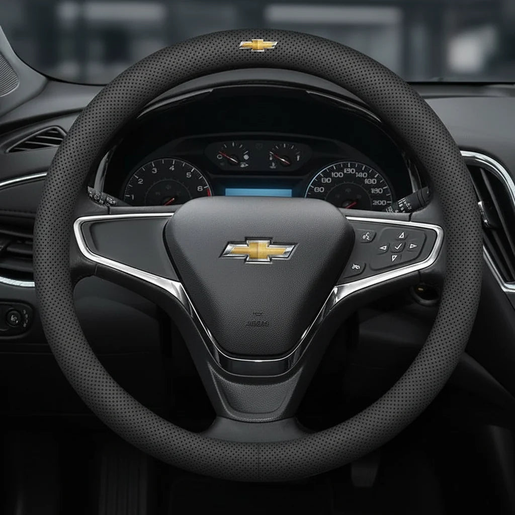 Chevrolet Leather Steering Wheel Cover
