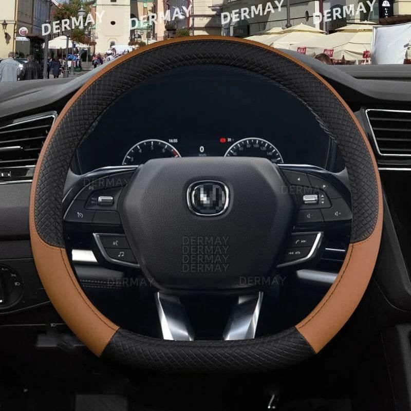 Changan Sports Microfiber Leather Steering Wheel Cover
