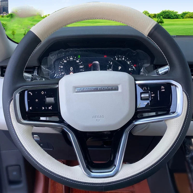 Land Rover Genuine Leather DIY Hand Sewing Steering Wheel Cover