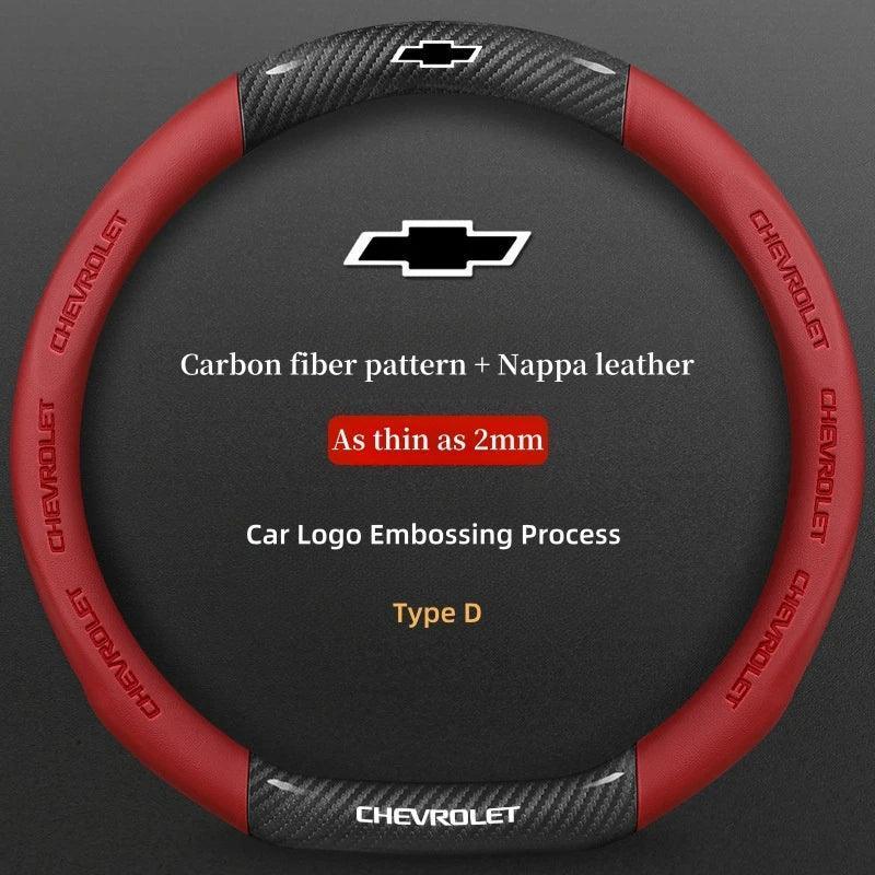 Chevrolet Cruze Silverado Tahoe 3D Embossed Steering Wheel Cover