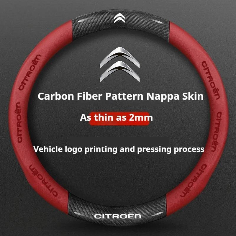 Citroen Leather Steering Wheel Cover
