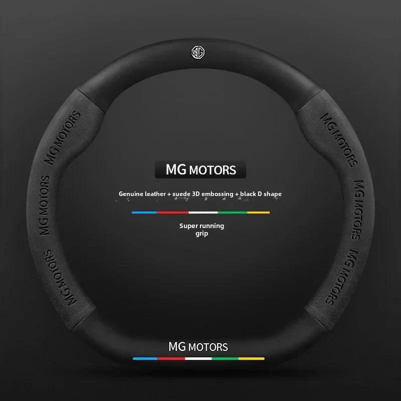 MG Carbon Fiber & Suede Steering Wheel Cover