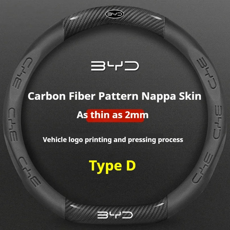 BYD Anti-Slip Suede Steering Wheel Cover