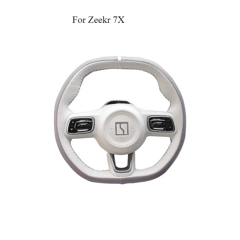 Zeekr 7X Premium Hand Stitched Leather Steering Wheel Cover