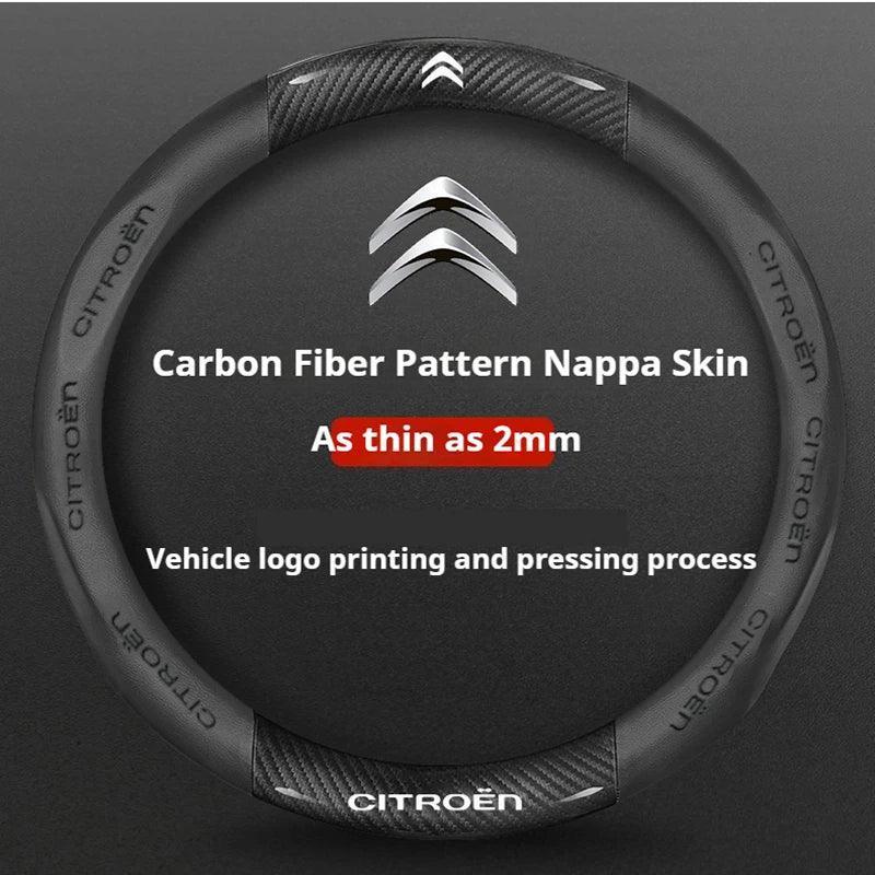 Citroen Leather Steering Wheel Cover