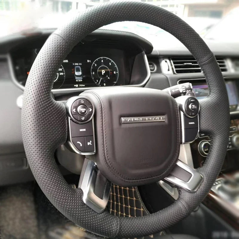 Land Rover Genuine Leather DIY Hand Sewing Steering Wheel Cover