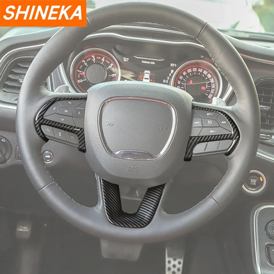 Dodge Carbon Fibre Steering Wheel Trim