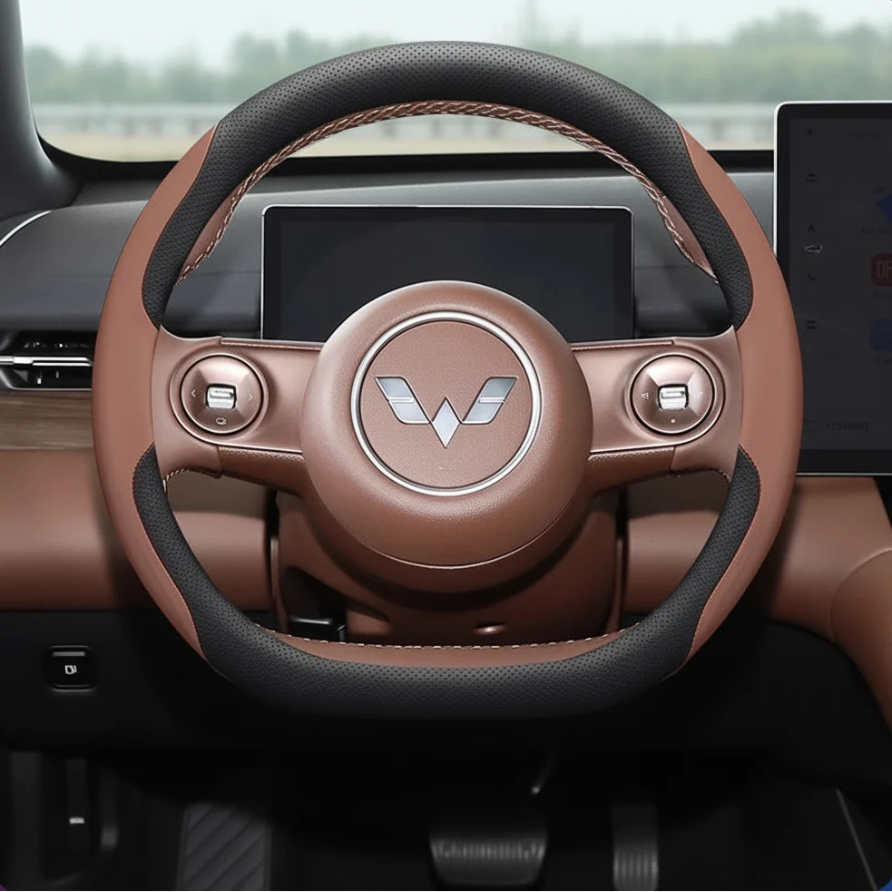 Wuling Nappa Leather Steering Wheel Cover