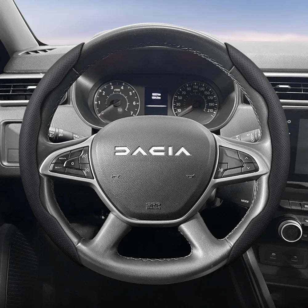 Dacia Breathable Leather Steering Wheel Cover