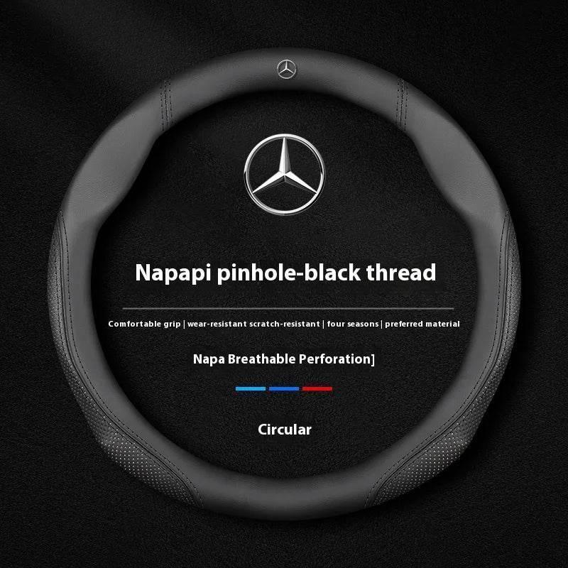 Mercedes Suede Leather Steering Wheel Cover