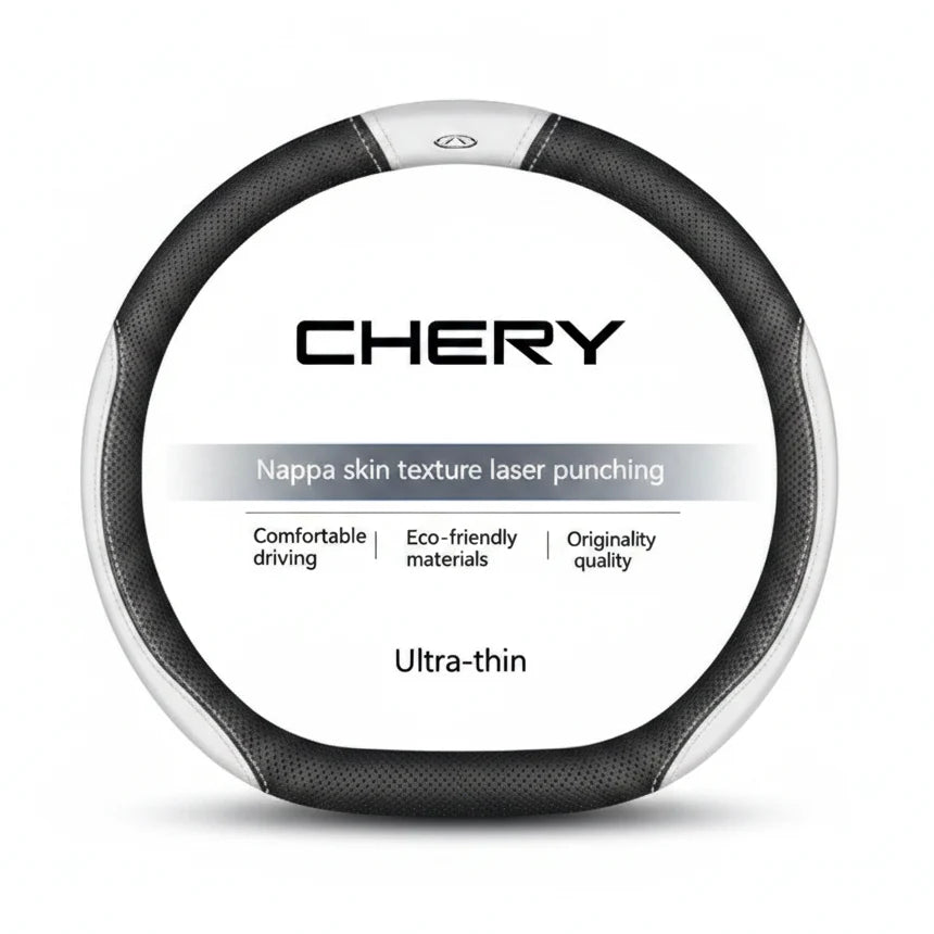 Chery Suede Leather Steering Wheel Cover