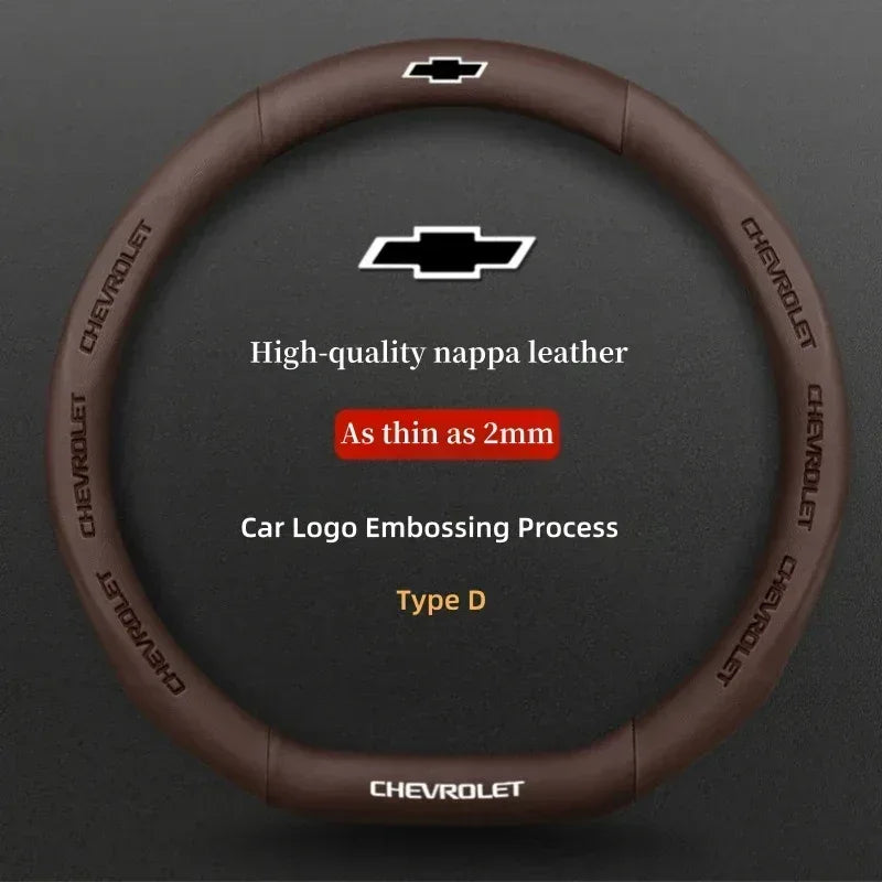Chevrolet Cruze Silverado Tahoe 3D Embossed Steering Wheel Cover