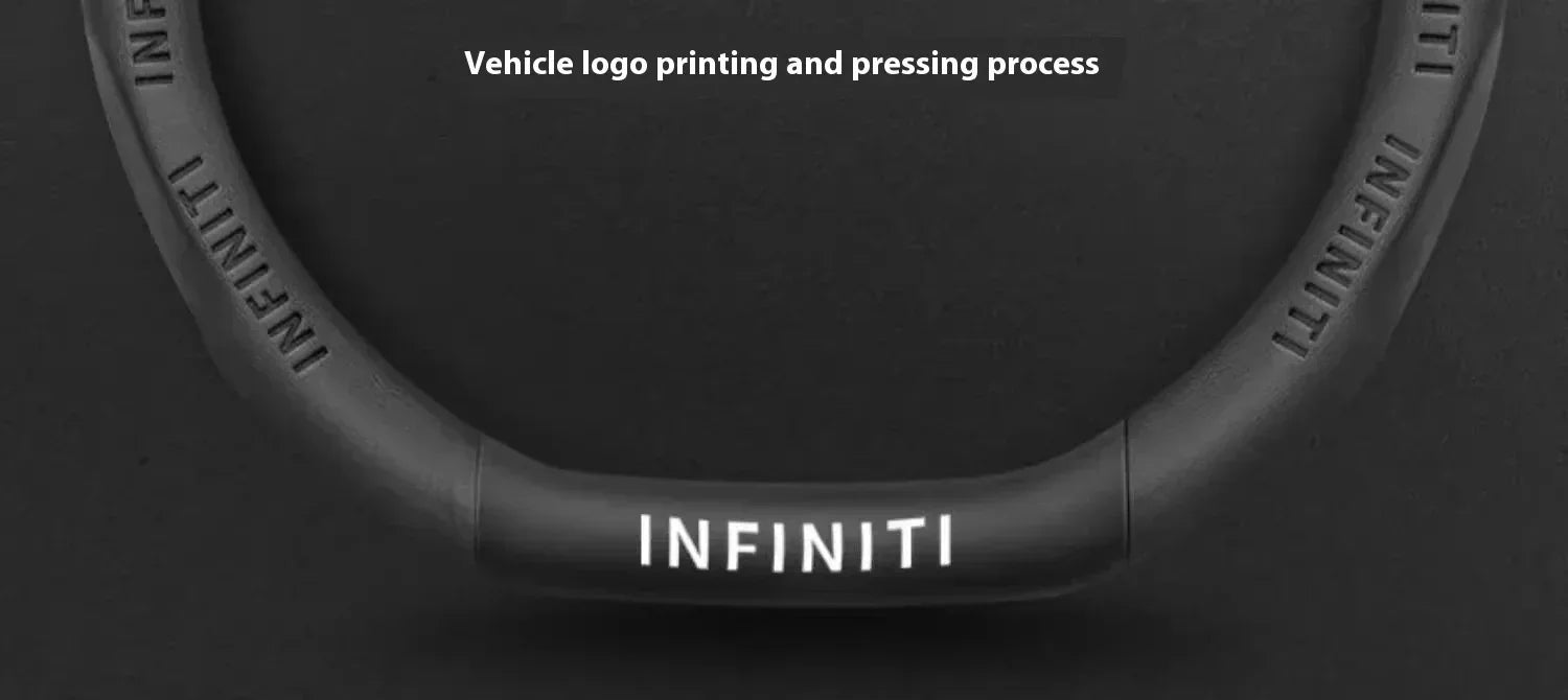 Infiniti Carbon Fiber Leather Steering Wheel Cover