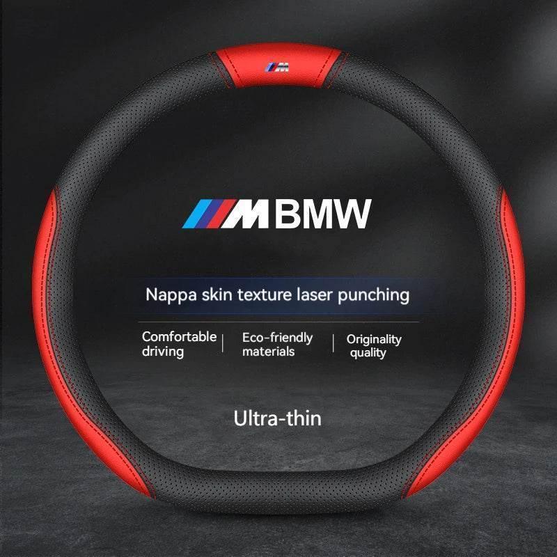 BMW Suede Leather Steering Wheel Cover