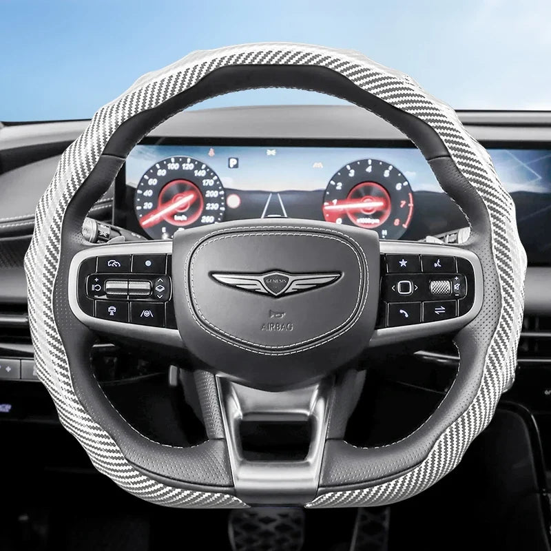 Genesis Carbon Fibre Snap-On Steering Wheel Cover
