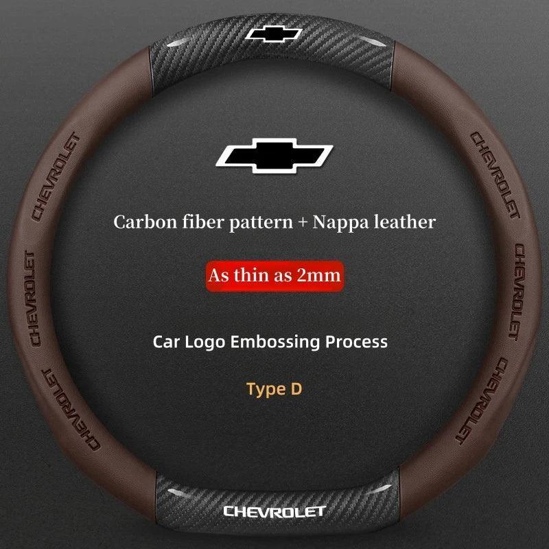 Chevrolet Cruze Silverado Tahoe 3D Embossed Steering Wheel Cover